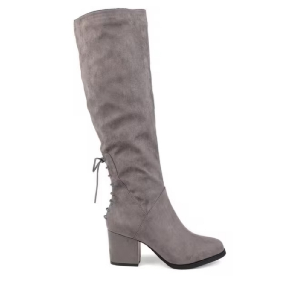 Women's Journee Gray Knee-High Boots
